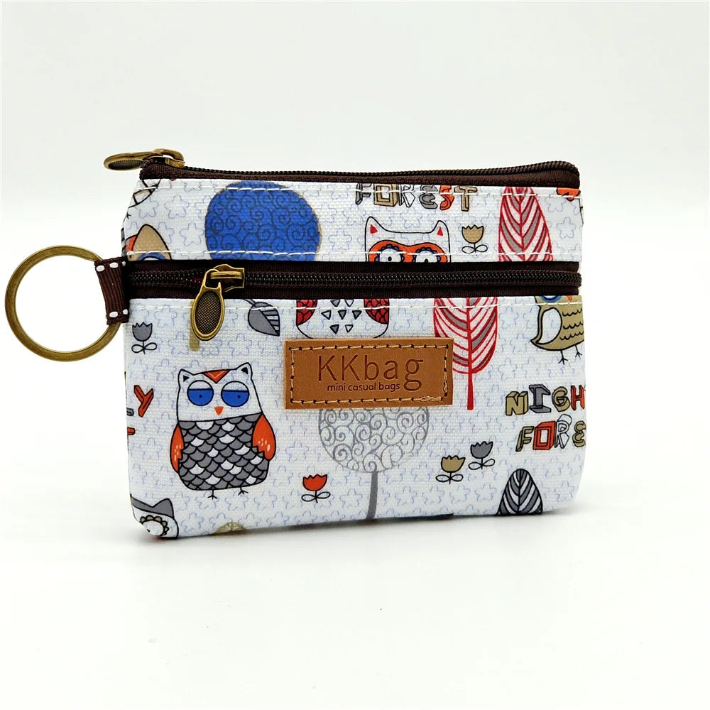 Cute Animal Coin Purse – Kawaii Zipper Wallet & Card Holder for Women, Girls & Students
