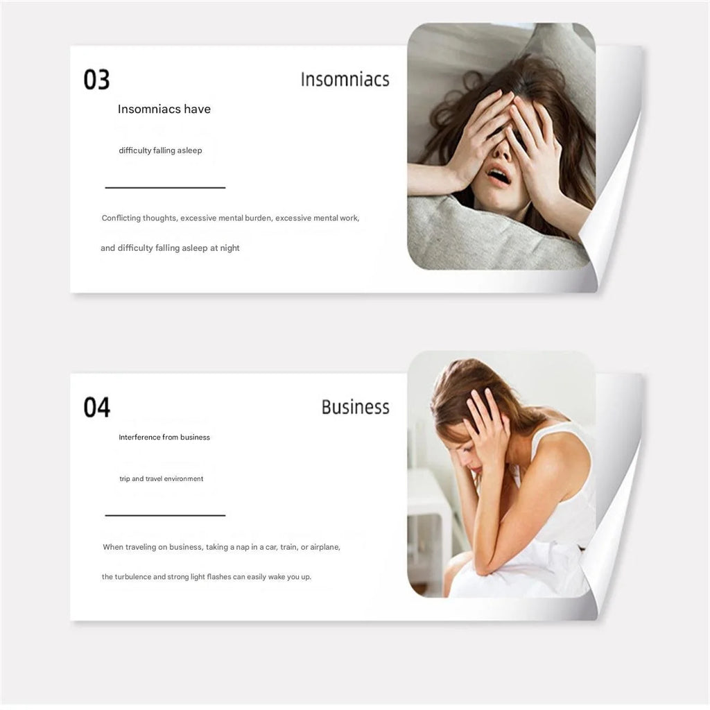 3D Contoured Blackout Sleep Eye Mask — Adjustable