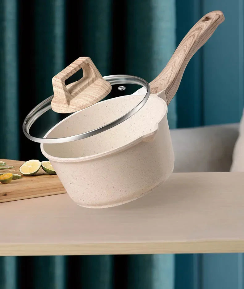 Nonstick Milk Pots & Cookware – 16cm, 18cm & Steamer Options