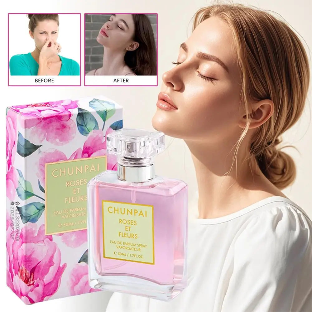 Women's Floral Perfume – Osmanthus, Rose & Gardenia Long-Lasting Feminine Fragrance