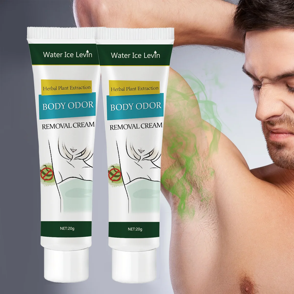 Herbal Essence Deodorant Cream – Anti-Allergic Moisturizing Unisex Formula