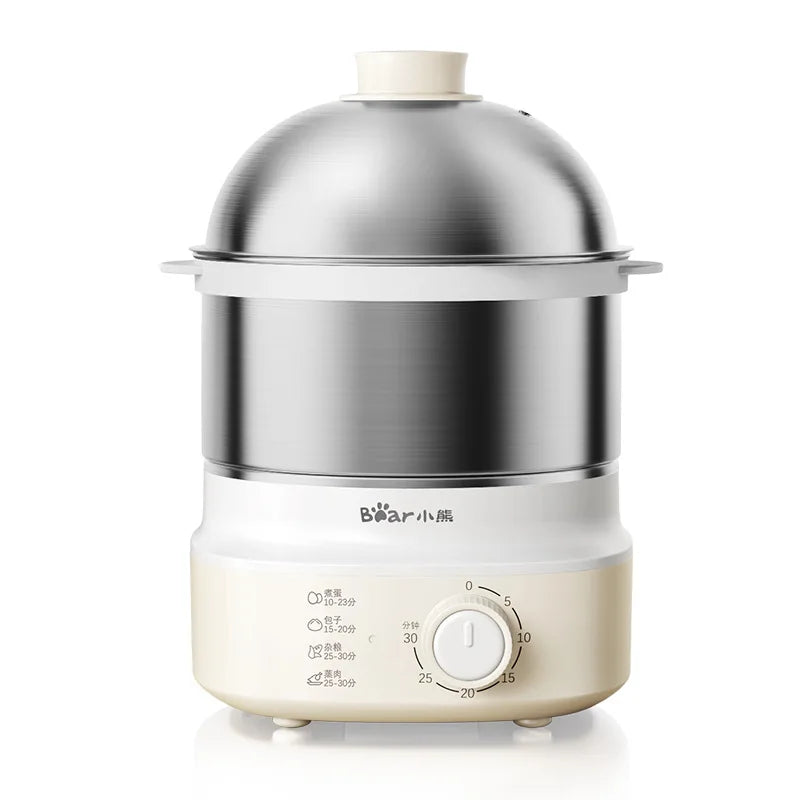 360W Electric Egg Cooker with Timer — Multicooker Steamer