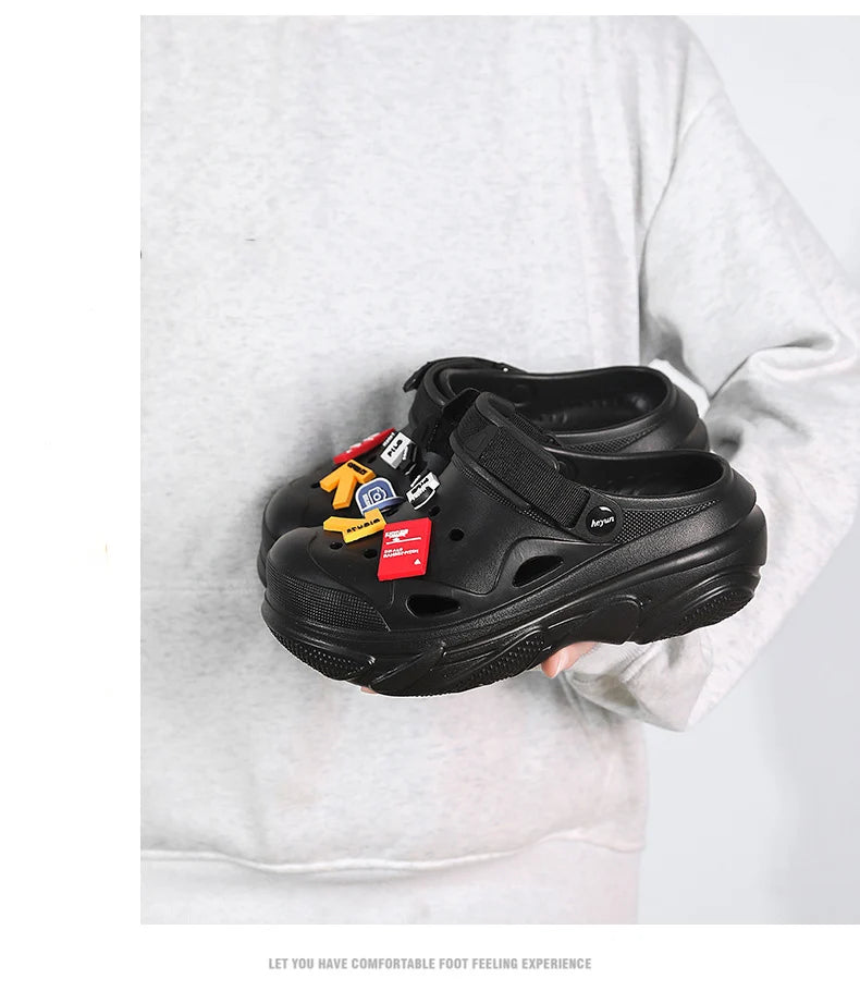 Women's Anti-Slip Platform Slippers – Lightweight Breathable Fishing Sandals
