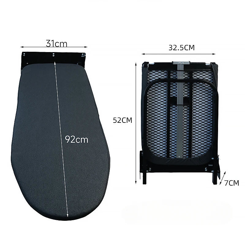 Wall-Mounted Foldable Ironing Board — Space-Saving Metal Press Board
