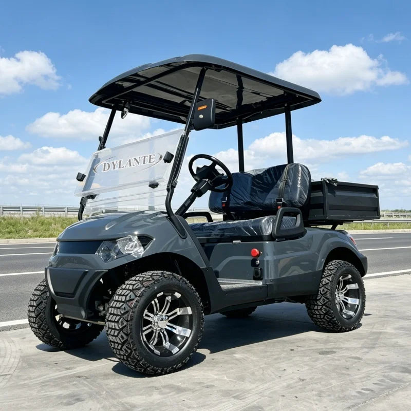 Electric Golf Cart — 2 Seater Street Legal 5KW 48V/60V/72V Lithium Hunting Cart