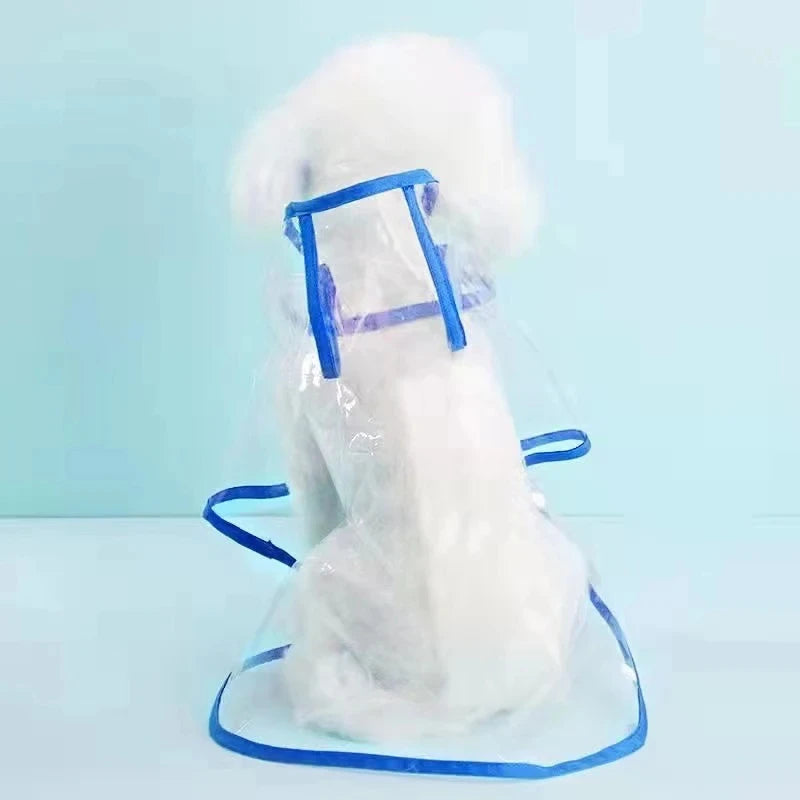 Waterproof Hooded Raincoat for Small Dogs