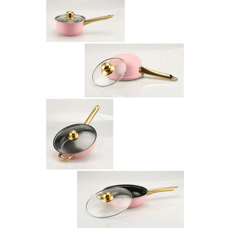 Stainless Steel Nonstick Cookware Set – Pots & Frying Pan