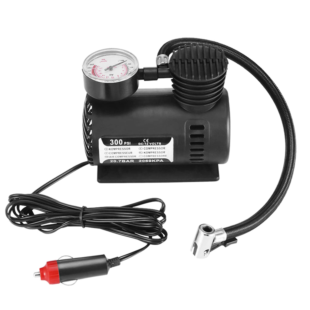 Hilitand 12V Mini Car Tire Inflator with 2 m Cord