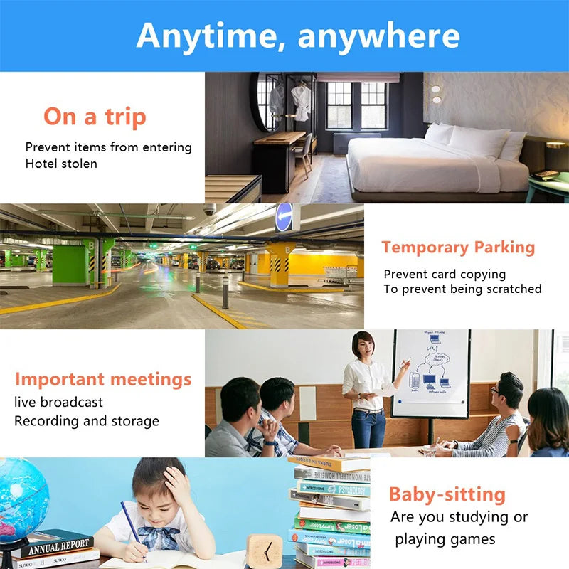 Mini Portable Security Camera – Night Vision, Motion Detection, Wireless Surveillance, Lightweight & Discreet