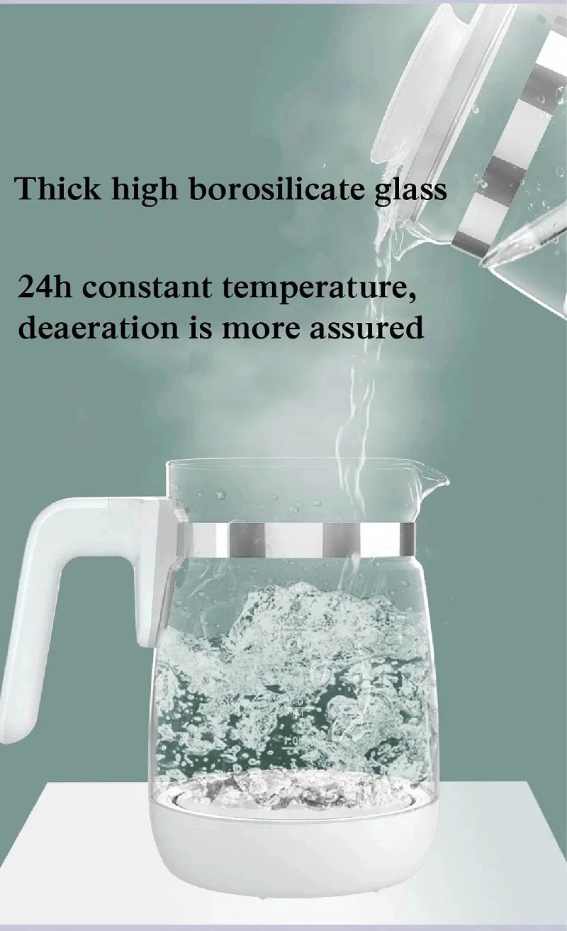 Smart Milk Warmer & Electric Kettle 1200ml — Constant Temperature Baby Bottle Warmer