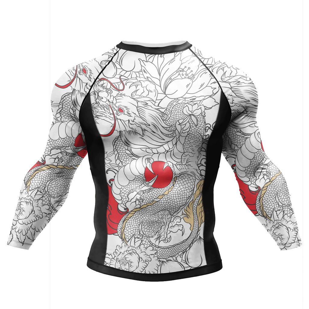 Men's MMA Rash Guard 4-Piece Fight Set – Sublimation Print Grappling Suit