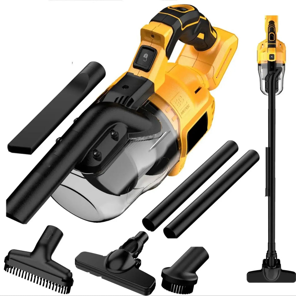 5-in-1 Handheld Electric Vacuum Cleaner – 400W Powerful Motor, 46 CFM for Floor, Carpet & Car
