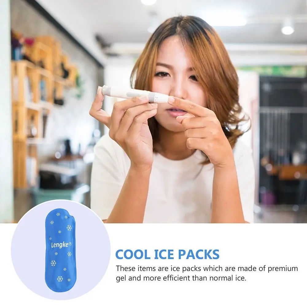 Portable Reusable Insulin Gel Ice Pack Cooler – Refrigerated Pill & Diabetic Medication Protector for Travel (1/2/3 Pack)
