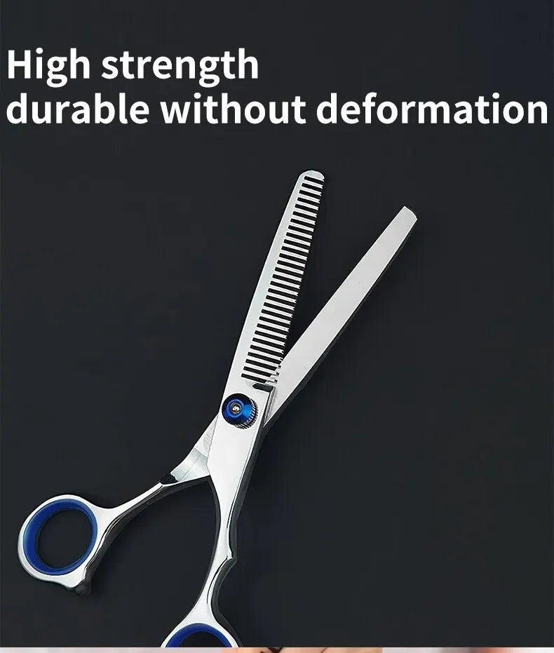 Professional Hairdressing Scissors – Stainless Steel Cutting & Thinning Shears for Home & Salon