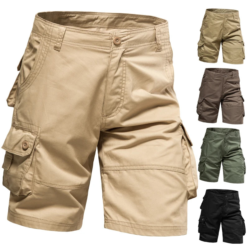 Men's Multi-Pocket Cargo Beach Shorts — Functional Summer Shorts