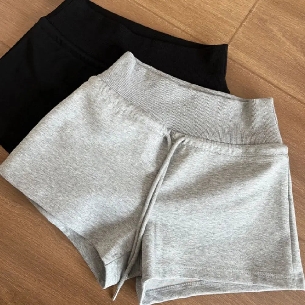Women's Drawstring High Waist Shorts | Slim Fit Casual Summer Pajama Pants