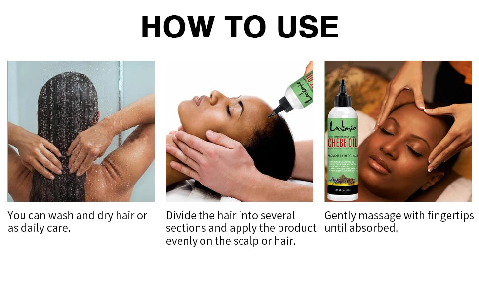 LOCKMIO Chebe Hair Oil for Scalp Soothing Nourishing Roots Hair Care Products for Men and Women Chebe Moisturizing Conditioner