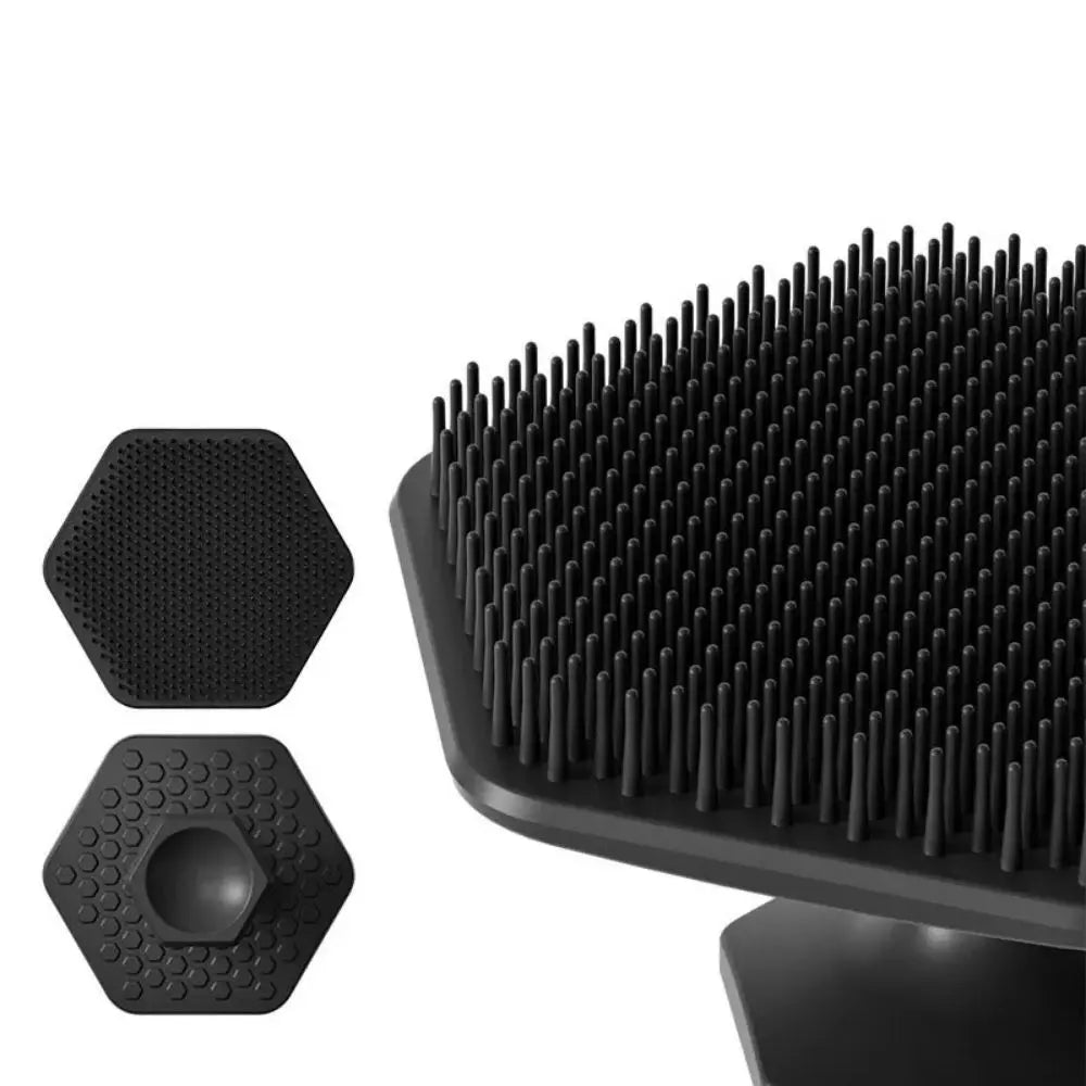 Silicone Face Cleansing Brush for Men – Deep Clean, Shave Prep & Facial Massage Scrubber