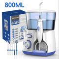 Waterpulse V300 Electric Water Flosser – 800ml Tank, 10 Pressure Settings, 5 Nozzles, Braces & Gum Care
