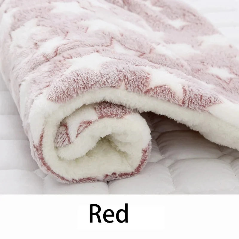 Flannel Pet Sleeping Mat – Soft Dog & Cat Bed Cushion, Puppy Sofa Mattress, Small to Large Dogs