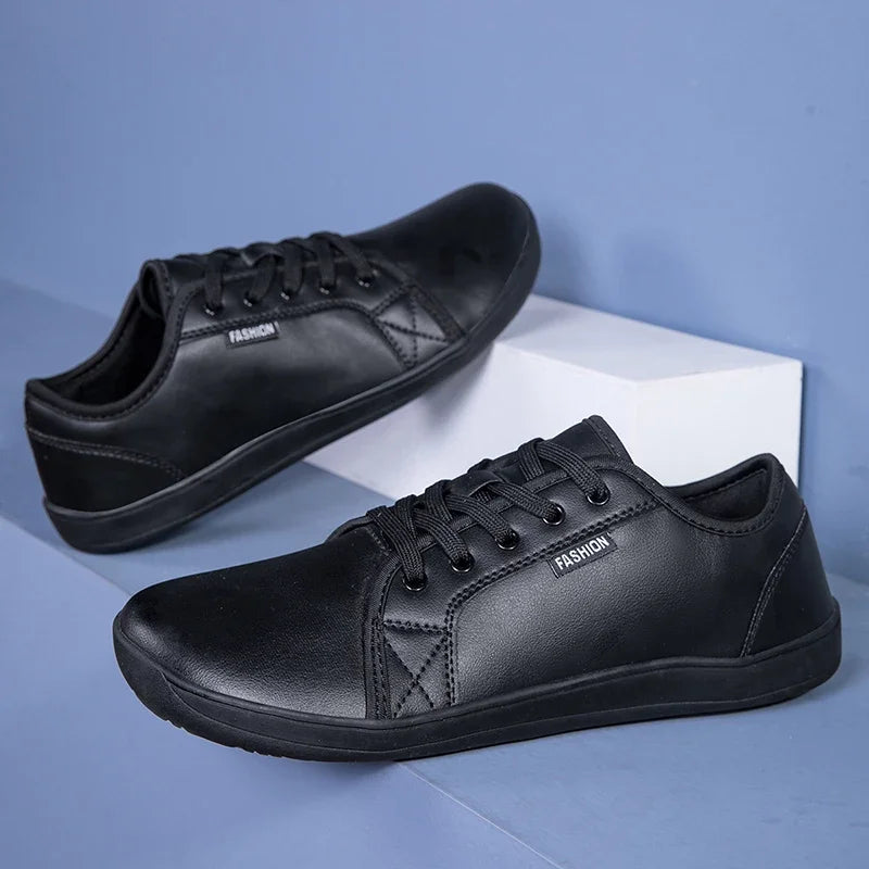 Men's Waterproof Barefoot Minimalist Sneakers — Wide Toe