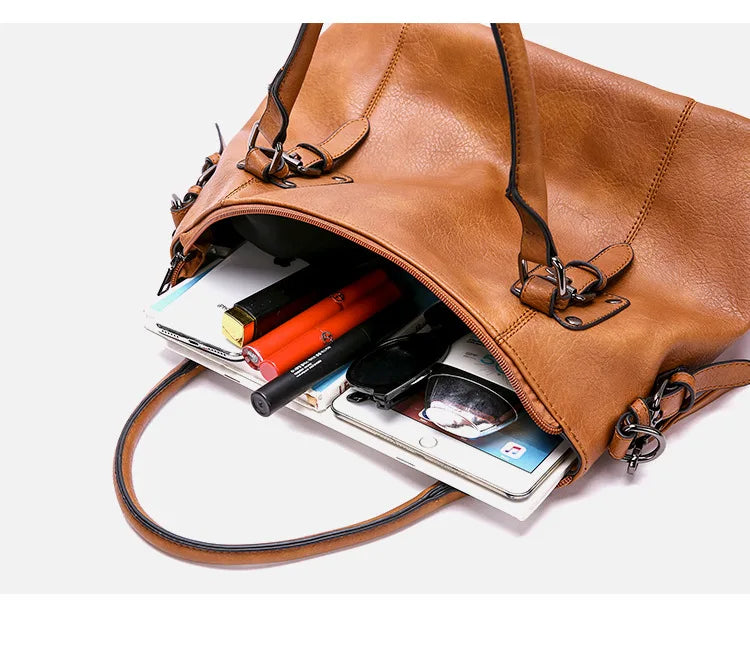 Vintage Patent Leather Pillow Shoulder Bag – Luxury Hobo Crossbody Handbag for Women