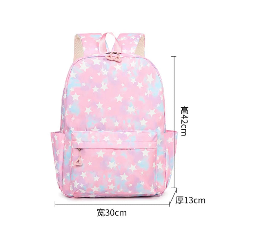 KPop Demon Hunters Nylon Backpack – Campus School & Travel Bag