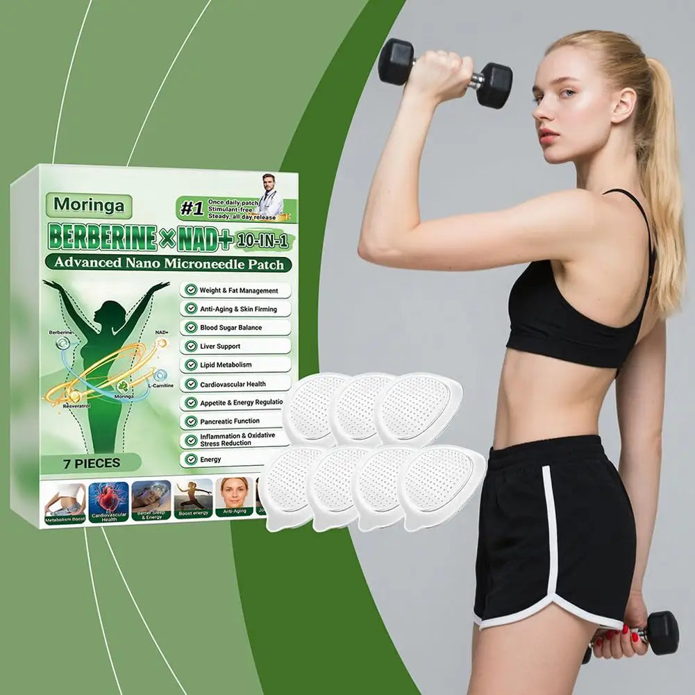 Nano Microneedle Body Patch – 7-Piece Skin Smoothing & Line Reducing Set