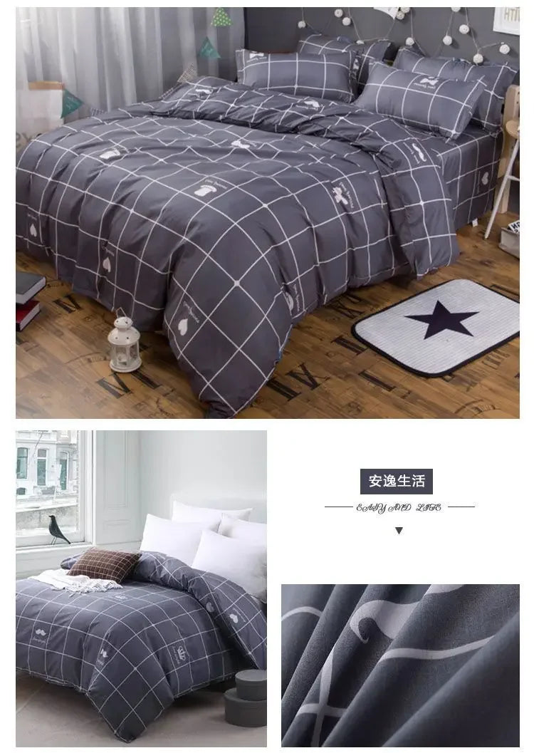 Kids Duvet Cover – Printed Polyester Bedding for Boys & Girls, All Season, 24 Designs