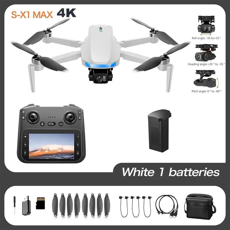 S-X1 GPS Drone with Dual Camera & 180° Tilt