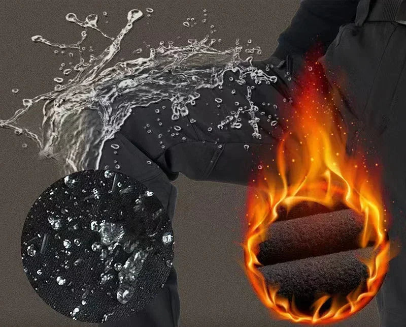 Men's Tactical Fleece Set – Waterproof Soft Shell Jacket & Pants