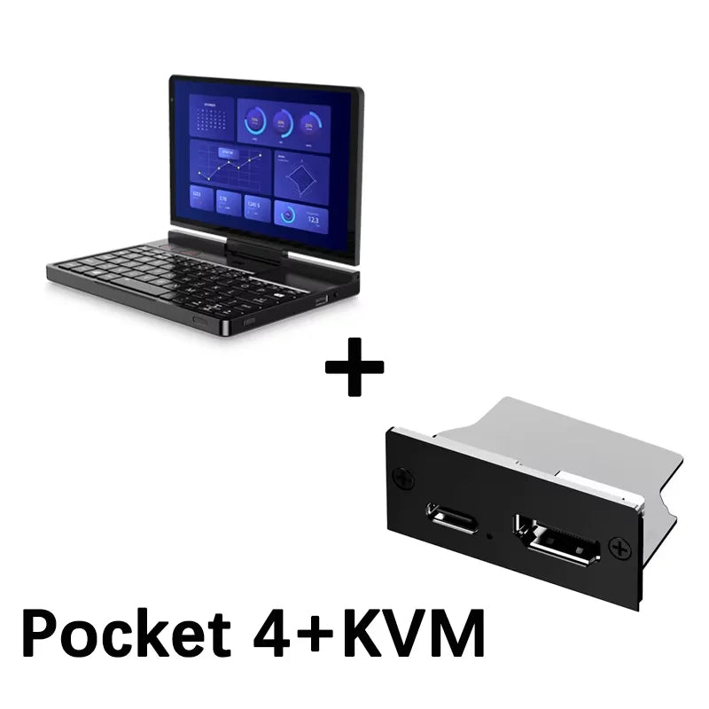 GPD Pocket 4 8.8" Mini Laptop – AMD Ryzen AI 9 HX 370, Up to 64GB LPDDR5X, 2TB NVMe, 144Hz Touch, Windows 11