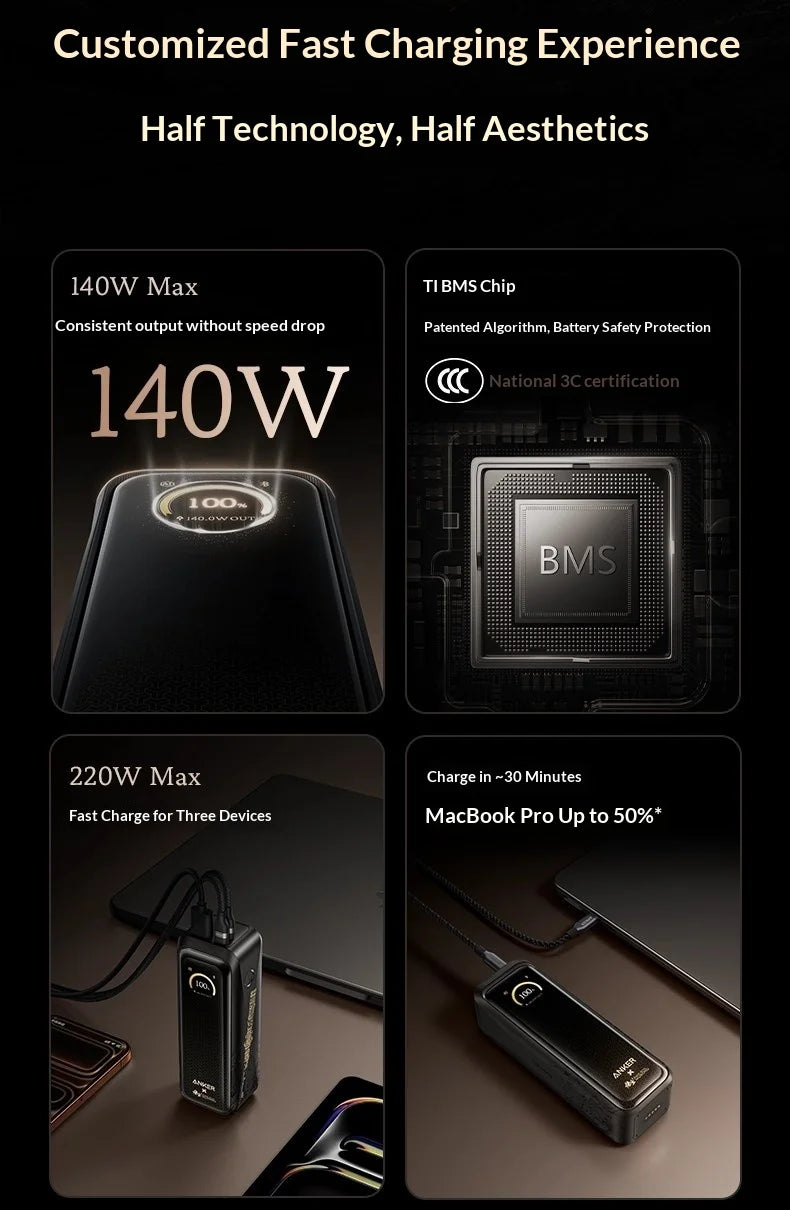 Black Myth: Wukong Co-Branded Power Bank — Limited Edition Gaming Portable Charger
