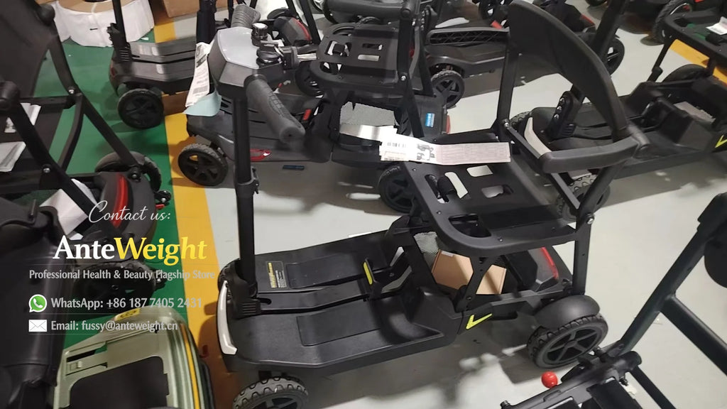 Lightweight 4-Wheel Mobility Scooter, Foldable