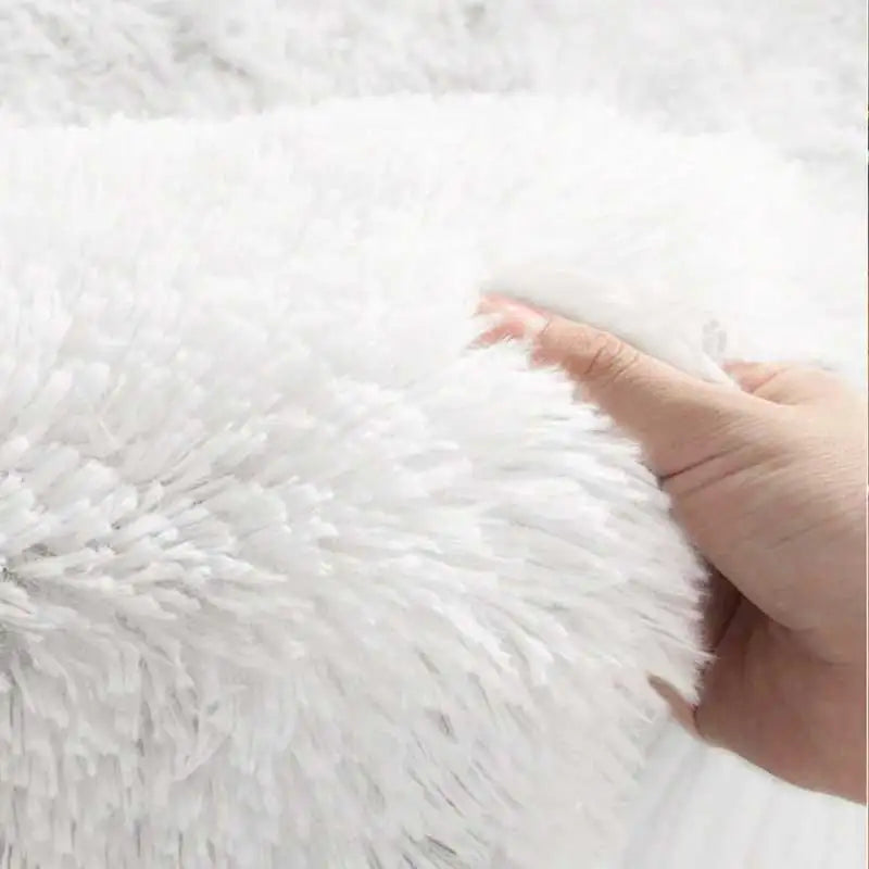 Fluffy Area Rug – Nordic Style Non-Slip Bedroom & Living Room Carpet, 8 Colors & 7 Sizes