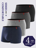 Men's Loose-Fit Striped Stretch Boxers, 4-Pack