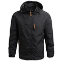 Men's Hooded Hiking Windbreaker – Multi-Pocket Jacket