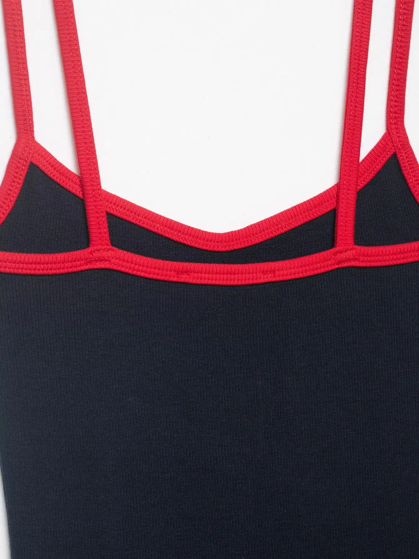 Women's Color-Blocked Strap Jumpsuit – Round Neck Cotton Blend Casual Romper 2026