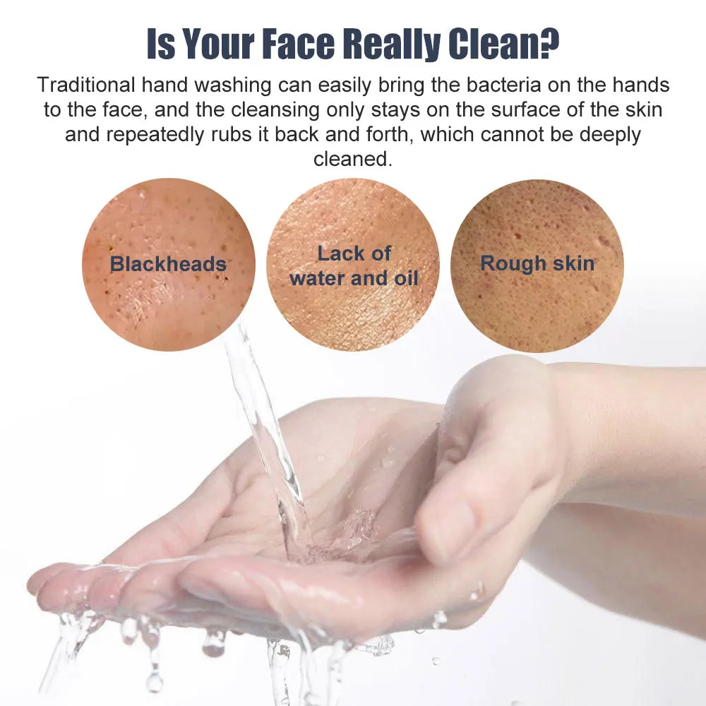 3-in-1 Electric Sonic Facial Cleansing Brush