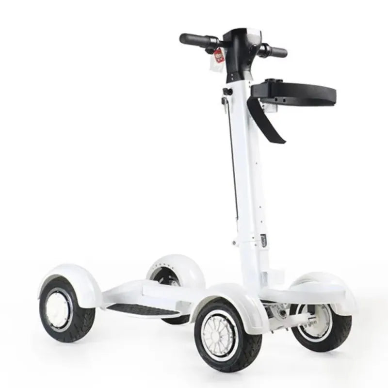 Portable Foldable Electric Golf Cart — 4-Wheel Scooter with Remote Control