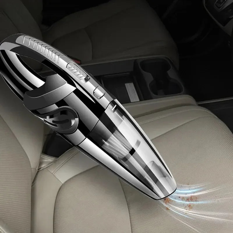Cordless Handheld Car Vacuum — 6000Pa Wet & Dry Portable Vacuum with HEPA Filter