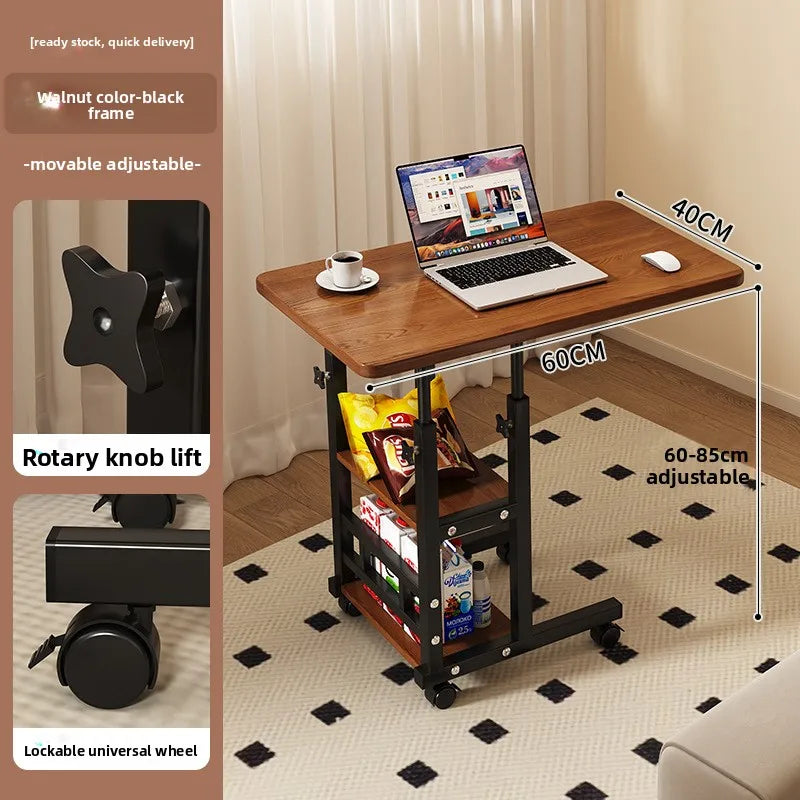 Bedside Laptop Holder & Reading Desk — Portable Bedside Table Board for Writing, Office & Computer Use