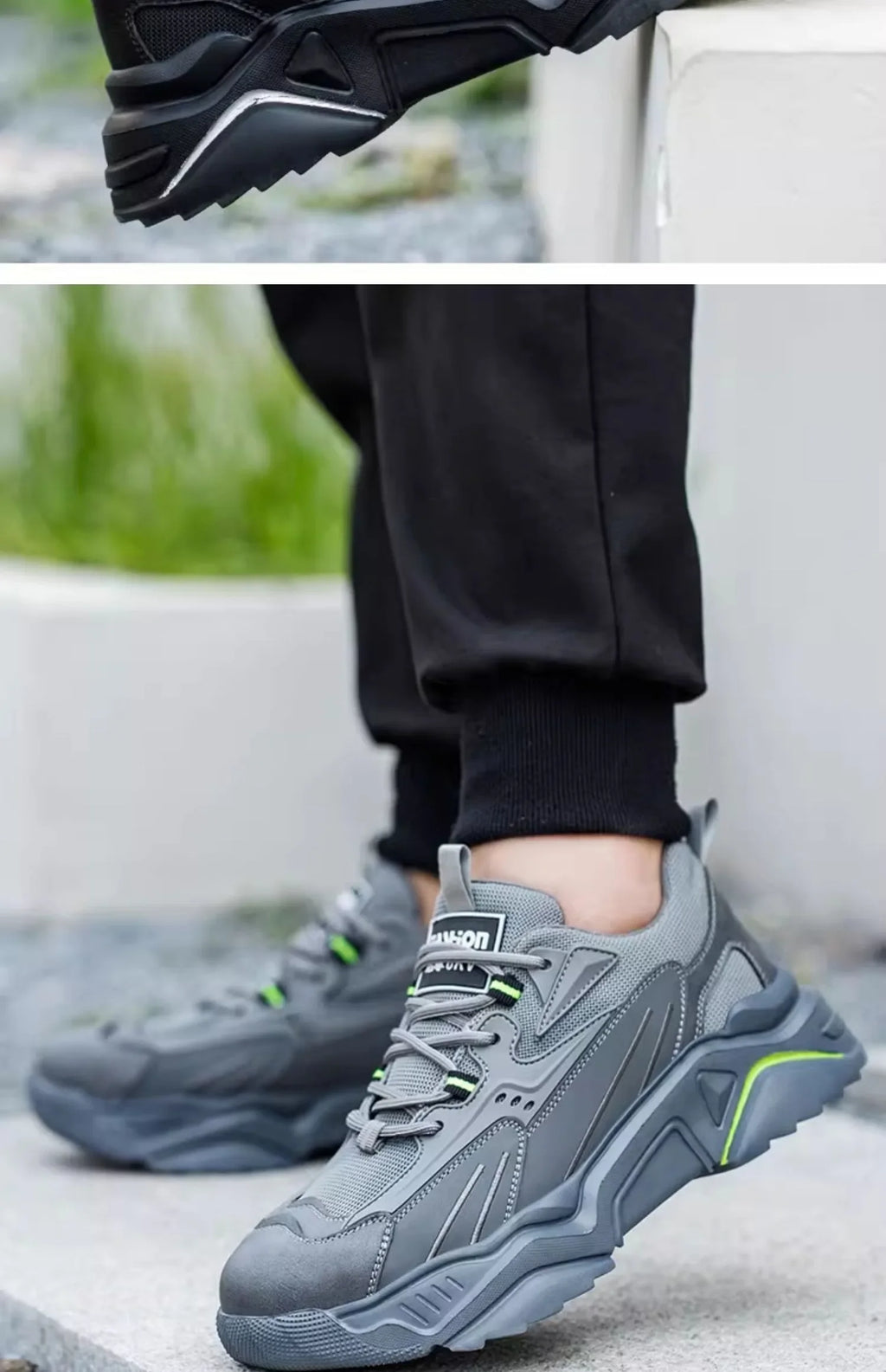 Steel Toe Safety Sneakers – Kevlar Anti-Puncture Insulated Work Shoes