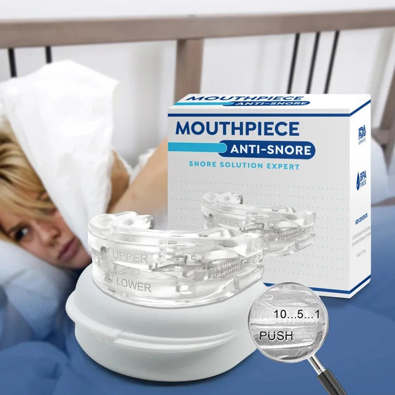 Anti-Snoring Mouth Guard — Teeth Grinding & Sleep Apnea Relief Device