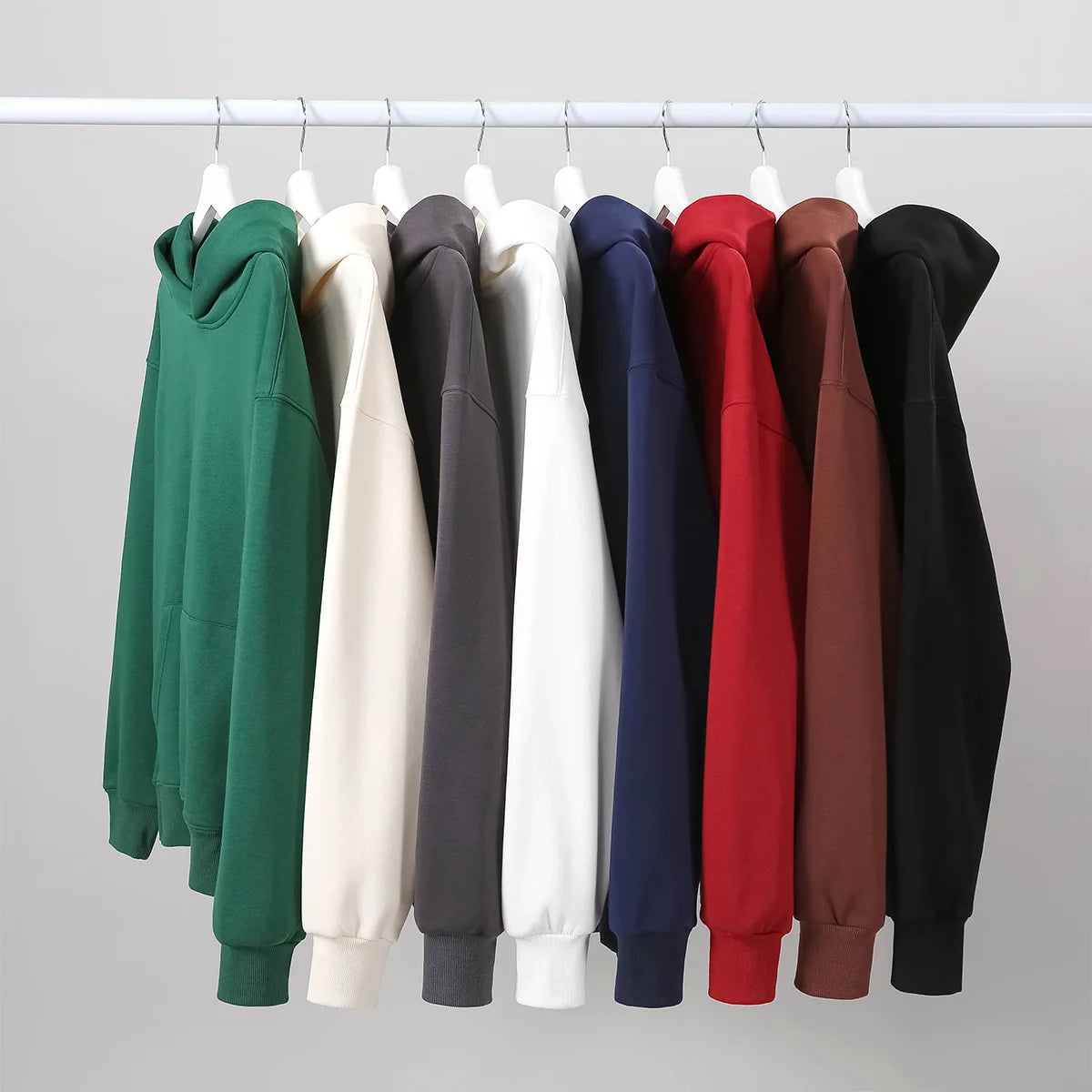 Men's Heavy Weight Polar Fleece Pullover Hoodie — 480gsm Thick Cotton Sweatshirt
