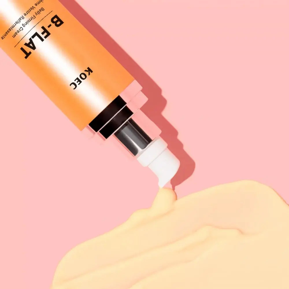 KOEC B-Flat Belly Firming Cream — Decreases Stretch Marks, Smoothing & Tightening with Avocado & Shea Butter 60ml