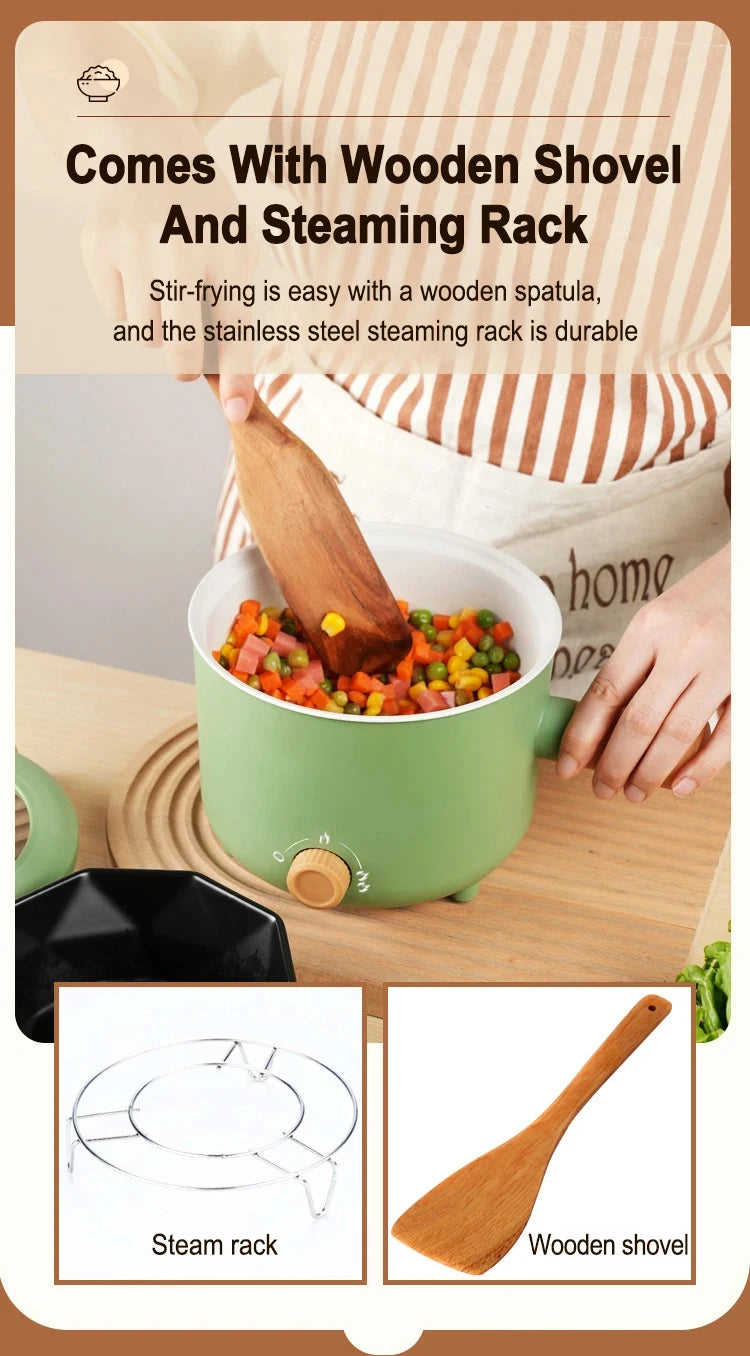 Multi Cooker Electric Pot — Non-Stick Hot Pot & Rice Cooker for Home