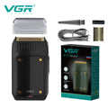 VGR V-353 Electric Shaver – Foil Razor, Pop-Up Trimmer, LED Display, 60-Min Runtime