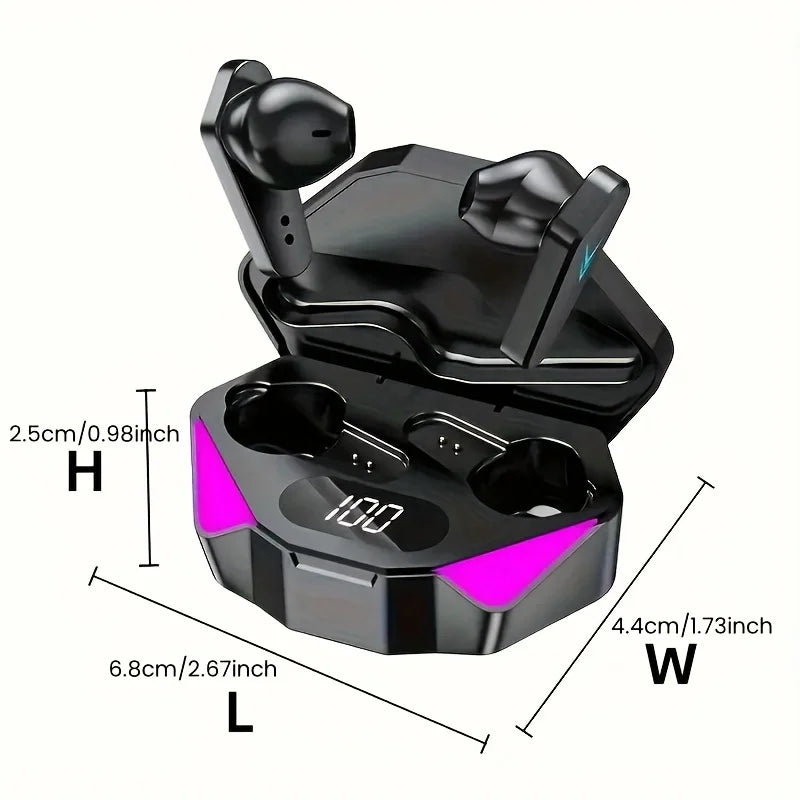 X15 TWS Wireless Bluetooth Earbuds — Deep Bass, Touch Control & Long Battery Life