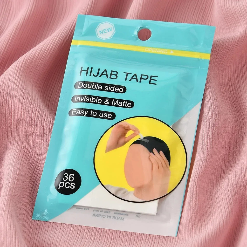 Double-Sided Body Tape 36-Pack — Invisible Waterproof Adhesive for Dresses, Hijab & Swimwear